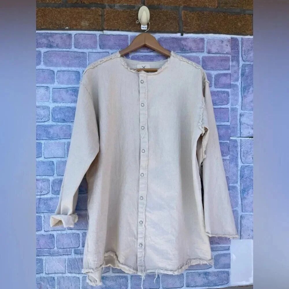 Tribe Kelley Fray Oversized Jacket Size Xl
